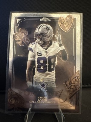 2025 NFL Topps Chrome CeeDee Lamb #F15-9 Fortune-15 Dallas Cowboys