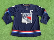 New York Rangers Hockey Jersey Jacob Trouba Adidas Size 54 Authentic Blue 