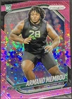 2025 Panini Prizm Football No Huddle Pink Armand Membou #357