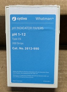 Cytiva Whatman pH Indicator Paper, pH 1-12, Type CS, 2612-990