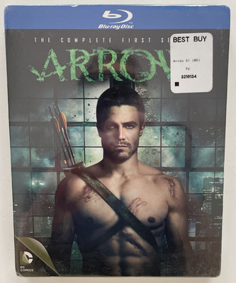 Arrow: Season One 1  (Blu-ray 2012) DC Stephen Amell Katie Cassidy NEW & SEALED