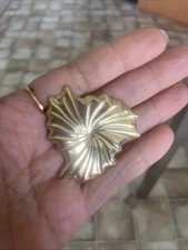 Vintage Scarf Clip Hinged Gold Ring Shoe clip Retro jewelry MCM Accessories