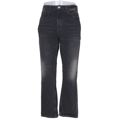 Weekday, Jeans, Größe: 29/30, Voyage High Straight Jeans, Schwarz #j1C