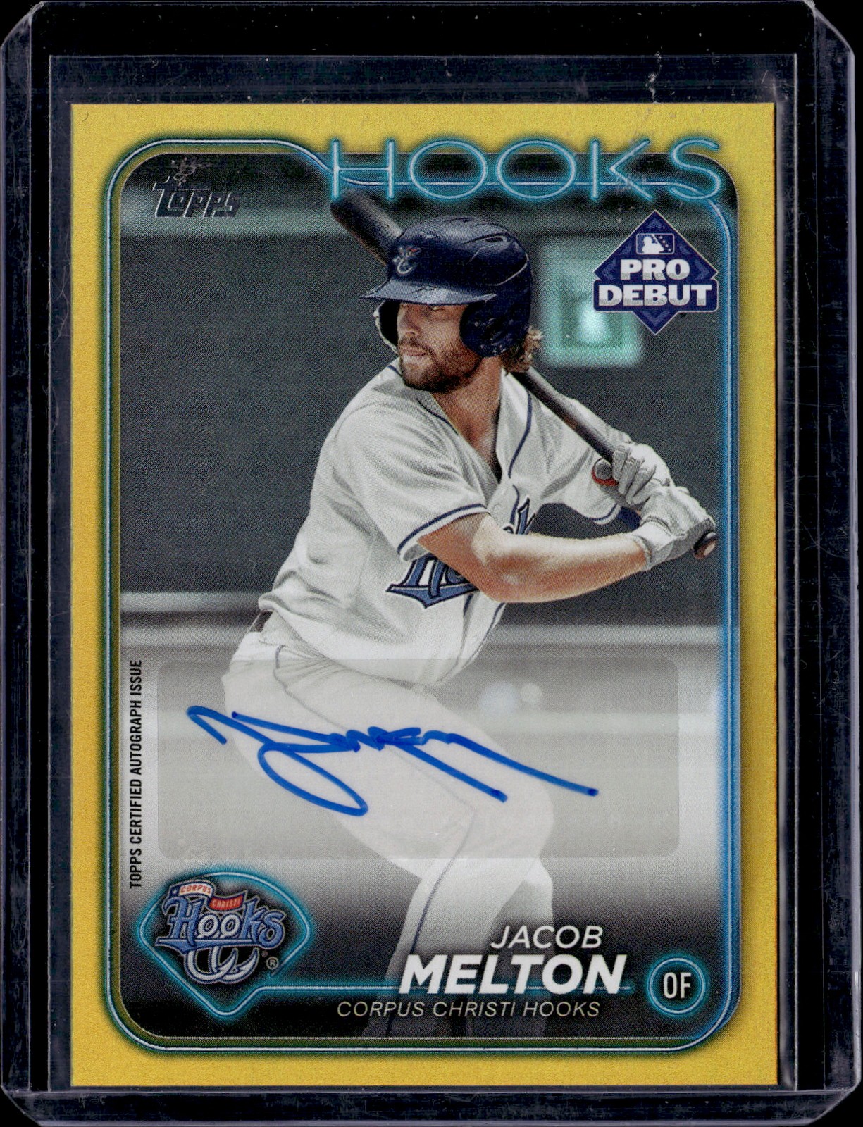 2024 Topps Pro Debut #PD-30 Jacob Melton Autographs Gold #/50