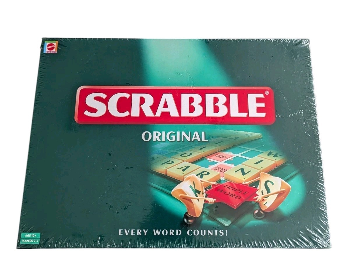 Scrabble Original Board Game By Mattel Games 2003 Vintage (51263) New & Sealed