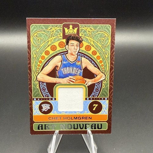 Chet Holmgren #AN-CHO 2022 Panini Court Kings Art Nouveau card