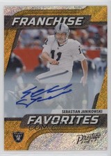 2024 Panini Prestige Xtra Points Gold 9/10 Sebastian Janikowski #6 Auto 1n4o