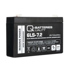 Q-Batteries 6LS-7,2 6V 7,2Ah Blei-Vlies-Akku / AGM