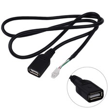 Adapter USB Black Connector Extension Cable Practical Replacement Useful