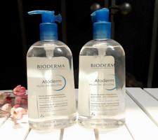 2 x BIODERMA Atoderm Soothing Lipid-Replenishing Cleansing Oil 16.9oz 3/2029