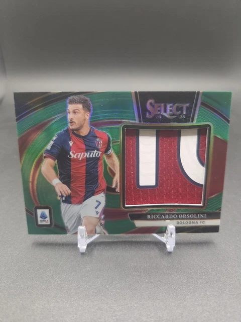 2024-25 Panini Select Serie A Jumbo Swatches Riccardo Orsolini Green 5/5