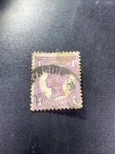 Queensland 1 Shilling Purple Rare  Postage Stamp Pre Decimal Stamps