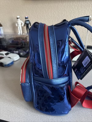 Loungefly Marvel Metallic Captain America Cosplay Mini  display picture 3
