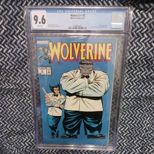 Wolverine #8  Direct Edition CGC Graded 9.6 Marvel Comics June 1989