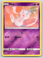 2019 POKEMON HIDDEN FATES MEW 32/68 REVERSE HOLO R NM A105622 FREE S&H on eBay
