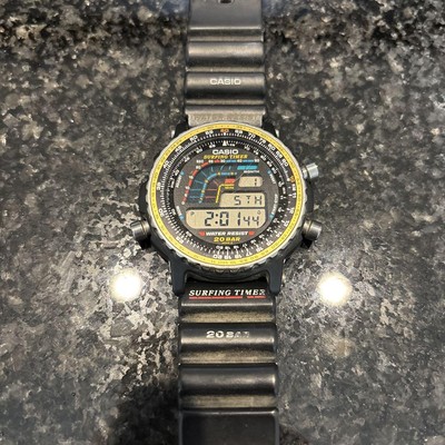 CASIO SURFING TIMER 20bar レトロ　DW-403 Casio Surfing Timer 933 DW-403 Chronograph Rare Watch