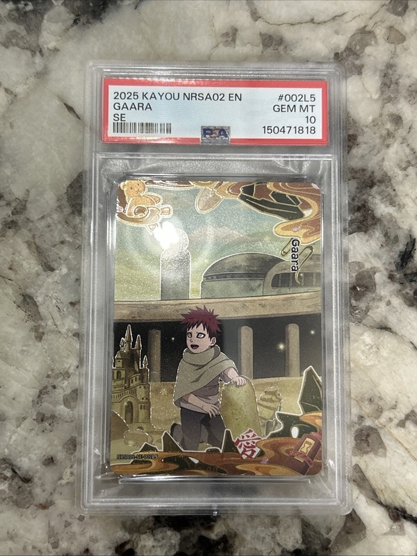 PSA 10 Naruto Kayou Gaara SE English NRSA02