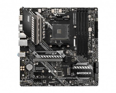 MSI MAG B550M BAZOOKA Motherboard AMD B550 Socket AM4 DDR4 M.2 M-ATX Ryzen HDMI