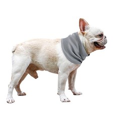 NACOCO 2 Pcs Dog Instant Cooling Scarf Summer Pet Bandana Small, Gray-Collar