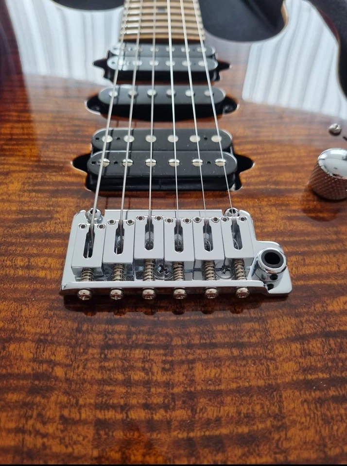 Suhr Modern Plus HSH Bengal Burst With Roasted Maple Neck 2019 - Bild 3 von 4