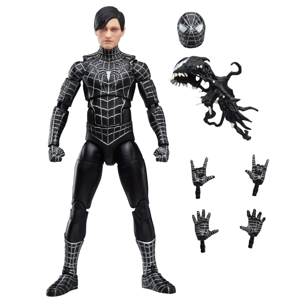2025 Marvel Spider-Man 3 Legends BLACK SUIT SYMBIOTE EMO GOTH
