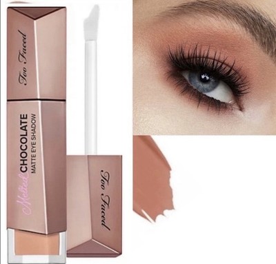 Too Faced Melted Chocolate Waterproof Matte Cream Eye Shadow Chocolate Malt NEW