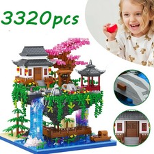 Pfirsichblüten Baumhaus Bausatz Pfirsichblüten Bonsai Baukasten mit LED Licht