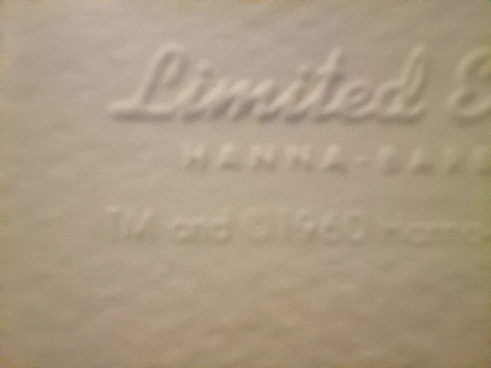 Barney Rubble The Flintstones Limited Edition Etching Ed Benedict Design (1996) - Image 4 of 4