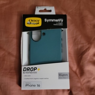 OtterBox Symmetry iPhone 16 Cactus Leather Case Mag Safe - Sagebrush (Green)