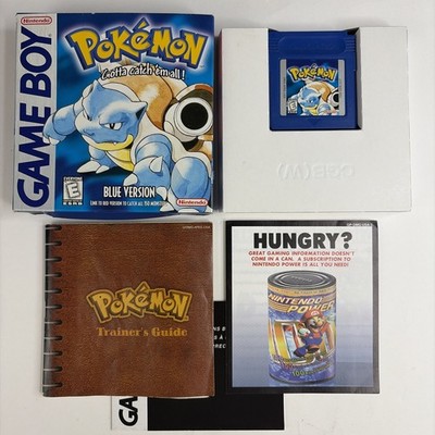 Nice! Pokemon Blue Version Complete Box Nintendo GameBoy Authentic CIB