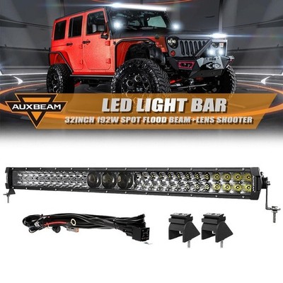 AUXBEAM 32'' 5D PRO LED Light Bar Spot Flood Combo Beam Offroad SUV Pickup Truck