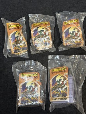 Burger King & Disney 1995 Gargoyles Toys Complete Set Of 5 Unopened Original Pkg