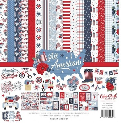 1 Pack Of Echo Park Paper All American Collection Kit