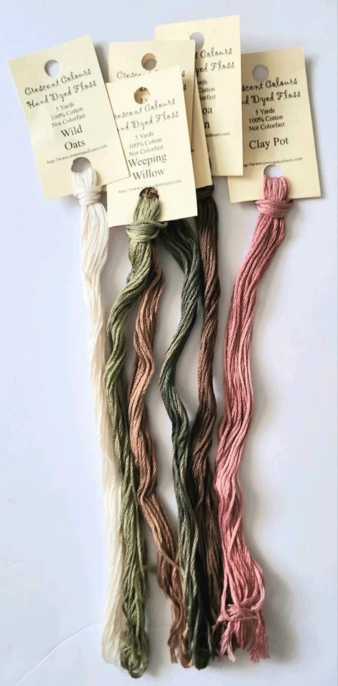 LOT OF 58 SKEINS FLOSS WEEKS DYE WORKS, SAMPLER THREADS, CRESCENT COLOURS, MORE - Image 3 of 4