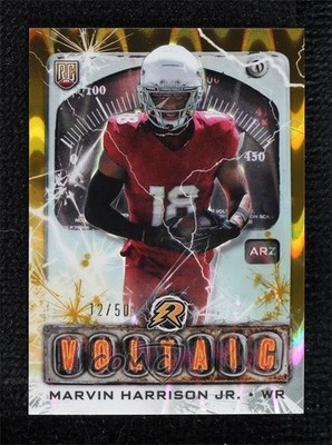 2024 Topps Resurgence Voltaic 12/50 Marvin Harrison Jr #V-5 Rookie RC 1f7h