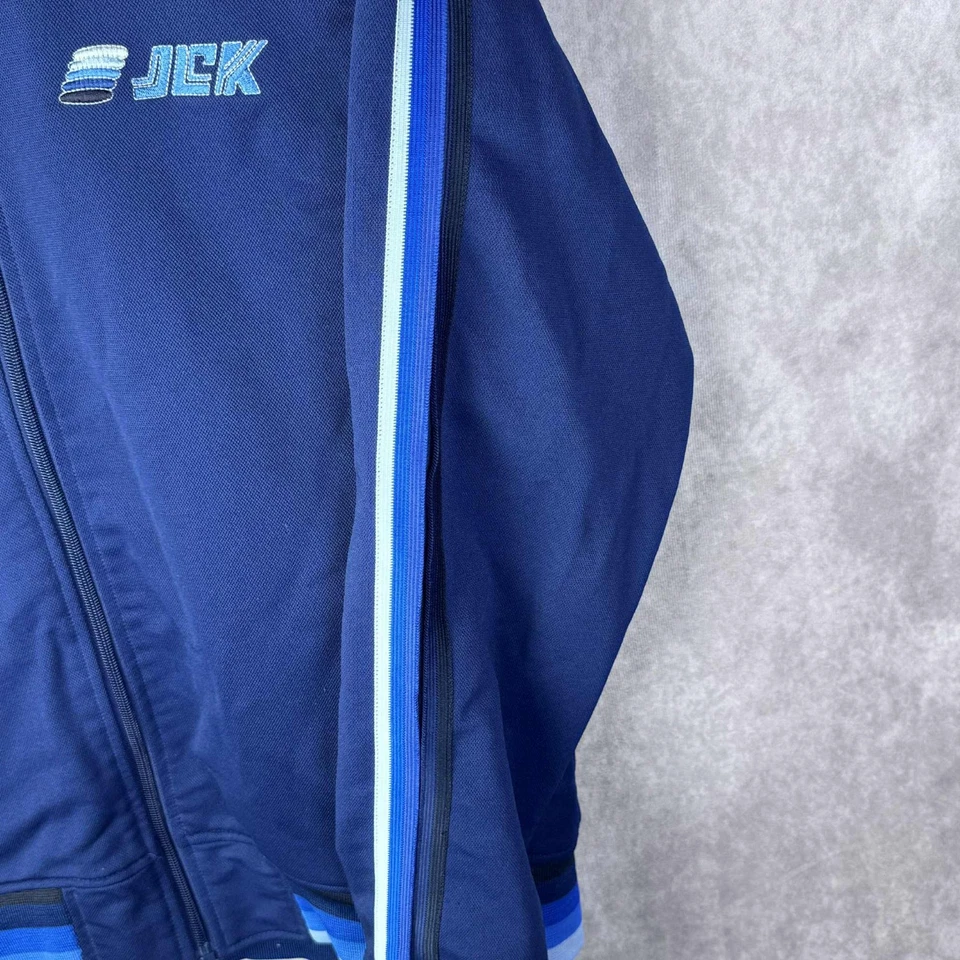 Винтажная спортивная куртка Jack на молнии мужская размер большой синий ретро - Изображение 3 из 4