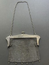 Vintage Beecher German Silver Mesh Purse
