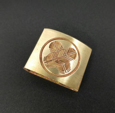 Collier d'épée en cuivre Habaki Katabami écusson pour samouraï japonais
