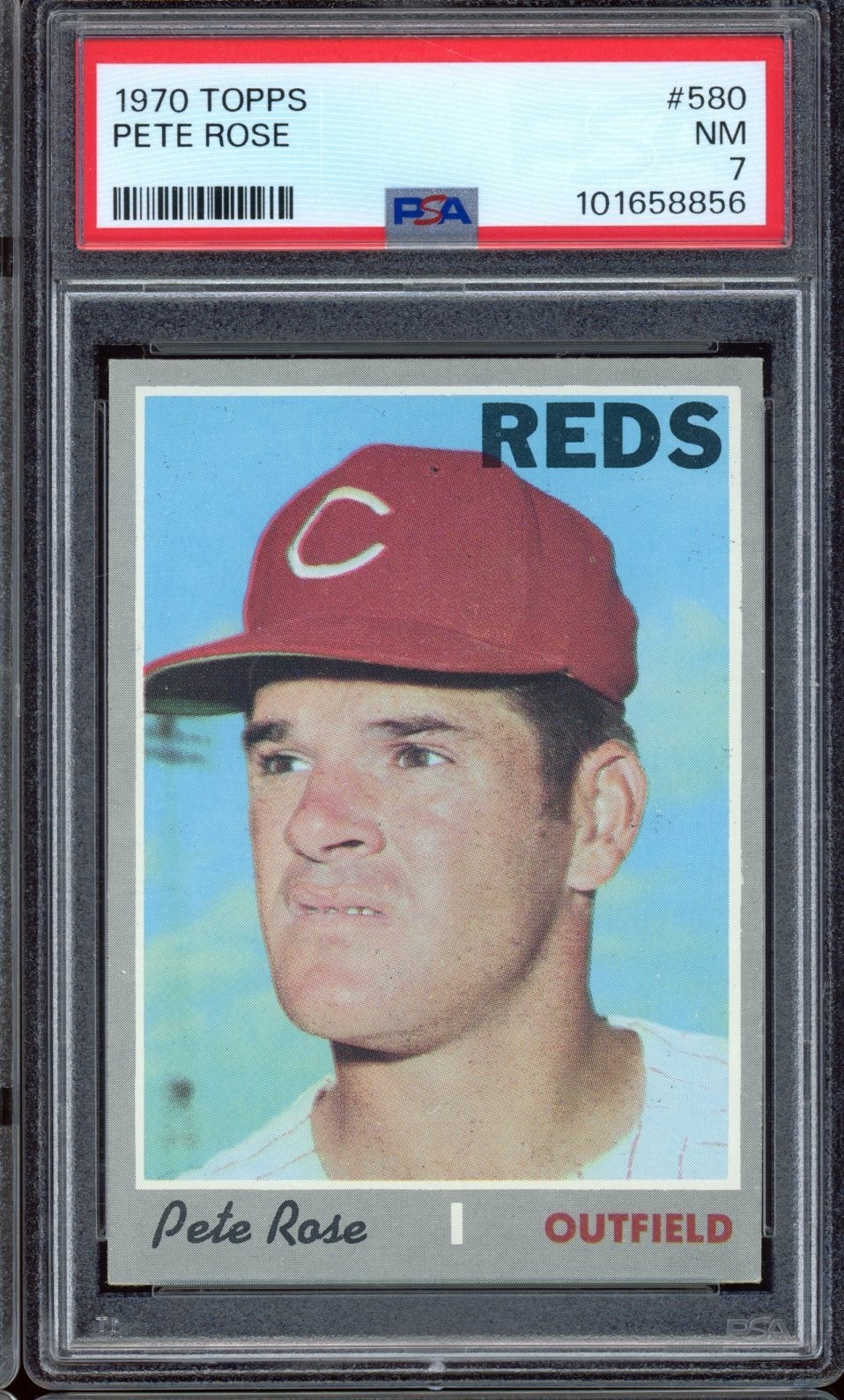 1970 Topps Baseball #580 Pete Rose PSA 7