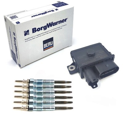 Beru GSE108 Steuergerät + 6 Glühkerzen für BMW 3er E93 E92 X5 E70 X6 E71 E72 N57
