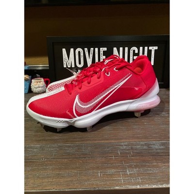 Nike Force Zoom Trout 7 Baseball Cleats Mens 13 Red White Mike Trout l