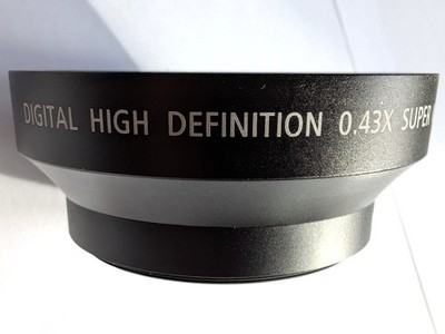 Weitwinkel und Makroobjektiv 62mm 0.43x passend z.B. für Sony SEL55210 Objektiv