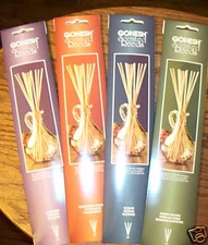 Gonesh SCENTED REEDS - 4 Pkgs. Various Scents - NEW!