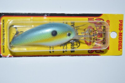 strike king bass pro model crankbait chartreuse sexy shad hc5-538 dives 12'
