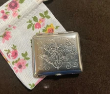 Karess Antique/Vintage “Fiancé” Powder Compact circa 1928 #32