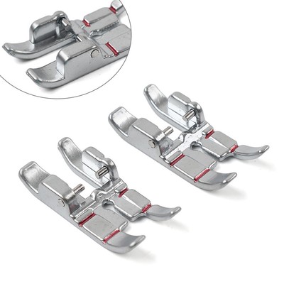 2Pcs Household Sewing Machine Parts 1/4'' Quilting Foot Presser Foot For pfaff