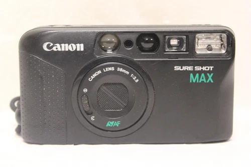 Canon Sure Shot Max 35mm Point & Shoot Film Camera UNTESTED J42