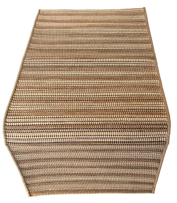 MISSONI HOME TEPPICH MATTE BAUMWOLLE JUTE WOLLE 55x120cm CARIOCA 518 NATUR