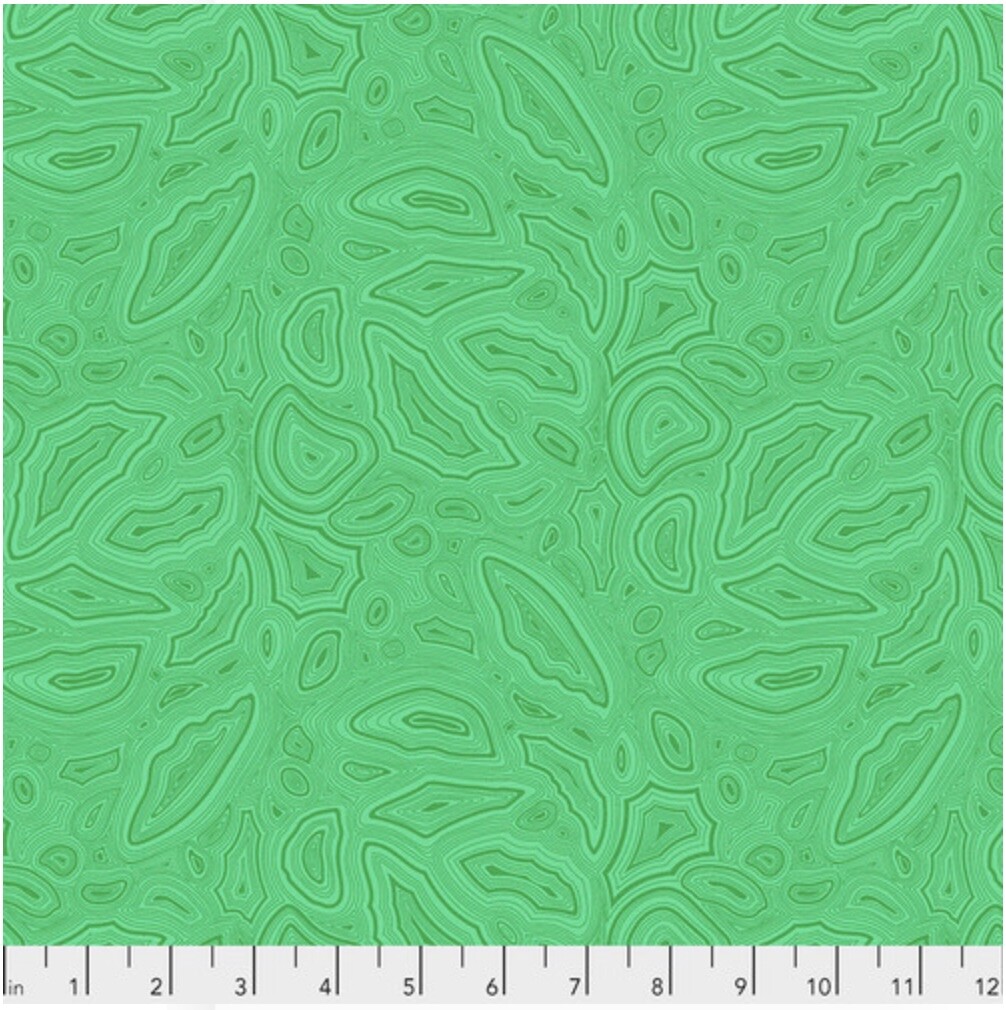 Free Spirit Tula Pink PWTP148 All Stars Mineral Emerald Cotton Fabric By Yard