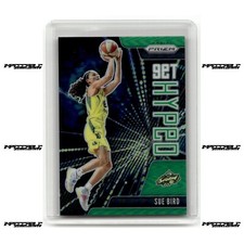 2021 Panini Prizm WNBA - Get Hyped Sue Bird #12 Green Prizm SP